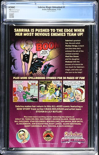 Sabrina Magic Unleashed #1 LeapsLair Exclusive Edition C CGC 9.8