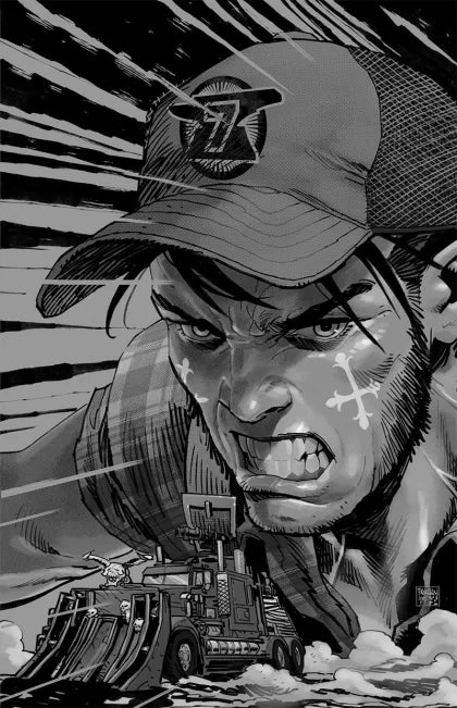 Big Rig #2 Dan Panosian B&W Incentive 1:25 Variant Poly Bag