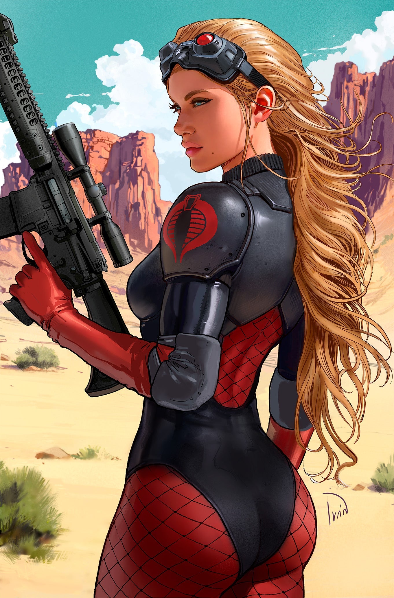 G.I. Joe #6 Ivan Talavera exclusive Chameleon virgin variant cover