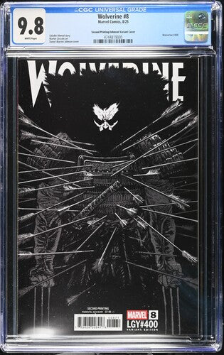 Wolverine #8 Second Print DWJ Variant CGC 9.8