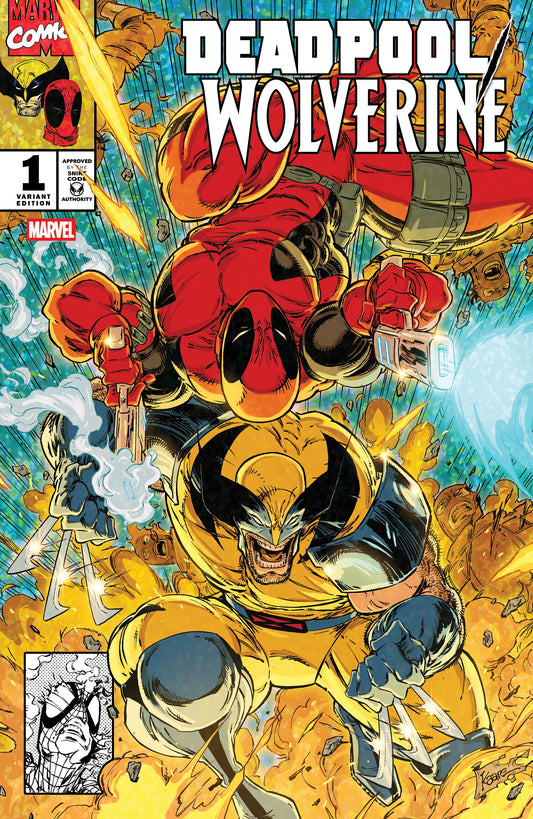Deadpool Wolverine #1 Kaare Andrews exclusive trade dress variant cover