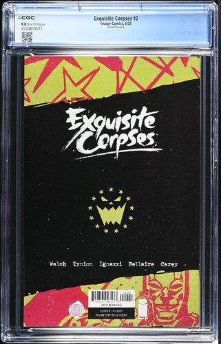 Comic book cover of 'Exquisite Corpses #2 Tula Lotay CGC 9.8'