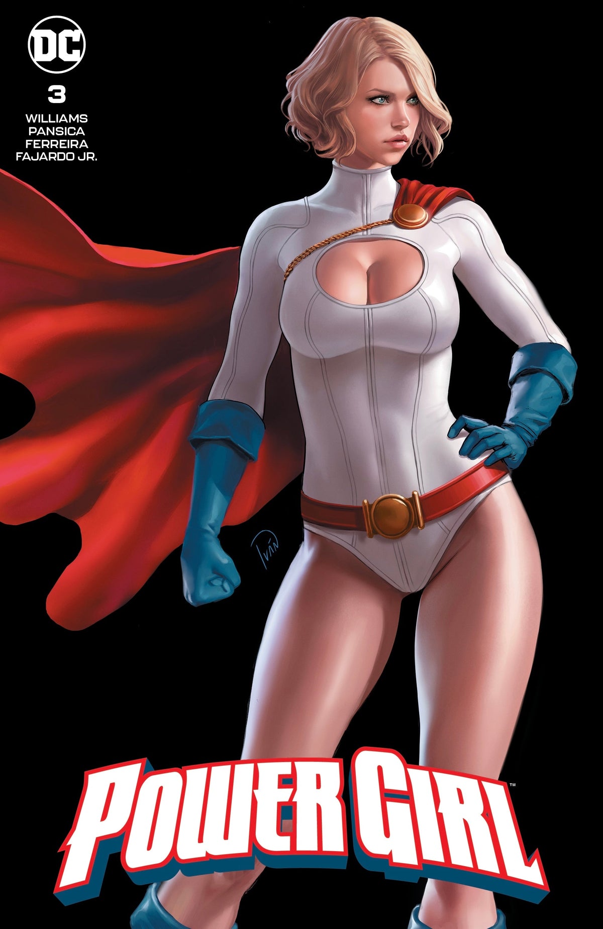 Power Girl #3 Ivan Talavera exclusive trade dress variant cover