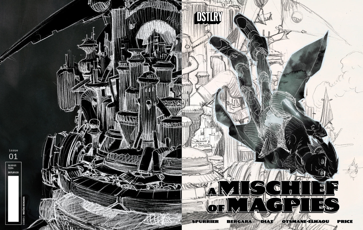 A Mischief Of Magpies #1 Cover C Matias Bergara 10 Copy Variant (Inc 1:10)