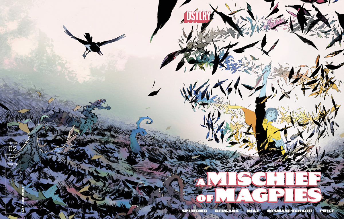 Comic book cover of 'A Mischief Of Magpies #2 Cover A Matias Bergara'
