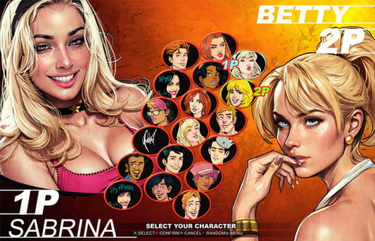 Archie & Friends Level Up! #1 Cedric Poulat Exclusive Sabrina vs Betty LTD 250