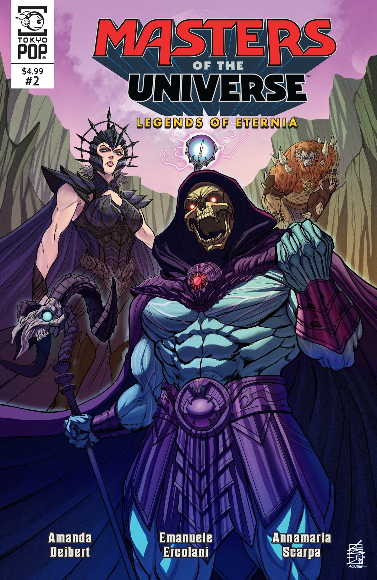 Comic book cover of 'Masters Of The Universe: Legends Of Eternia #2 Emanuele Ercolani'