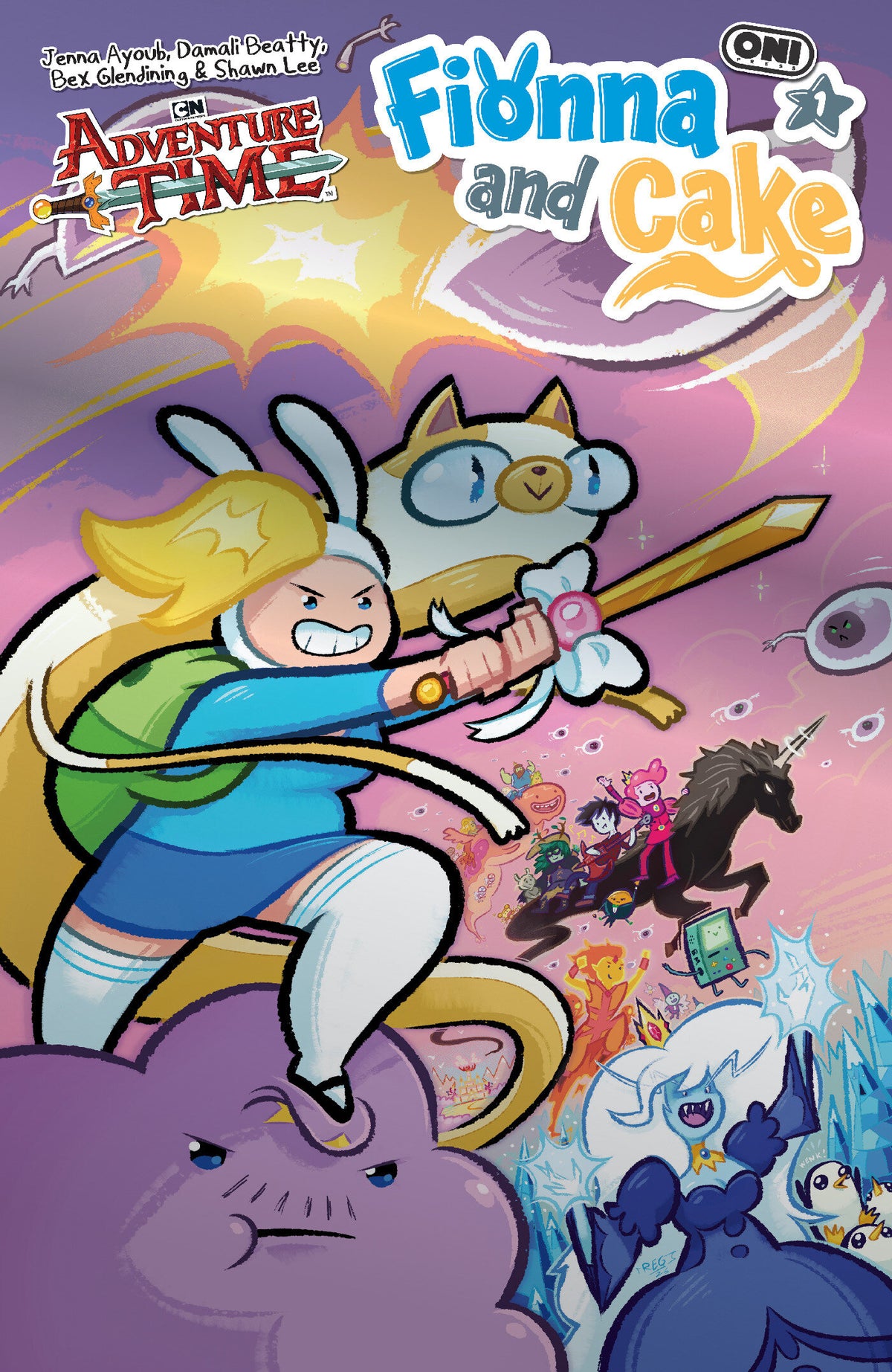 Adventure Time: Fionna & Cake #1 Cover E Reggie Graham Foil