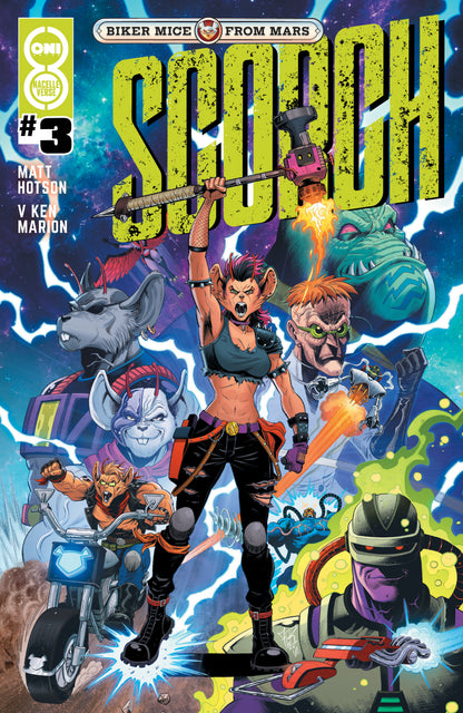 Biker Mice from Mars: Scorch #3 Cover B Jordi Tarragona