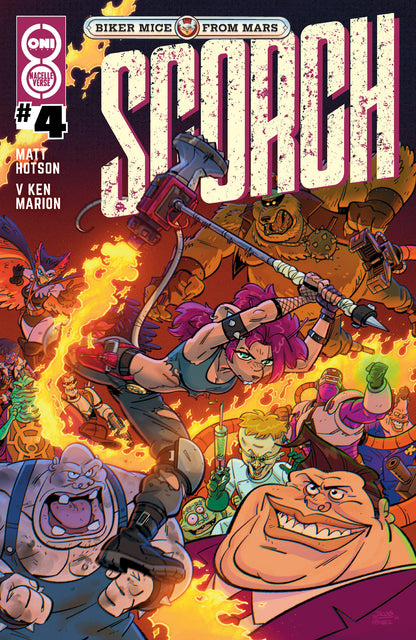 Biker Mice from Mars: Scorch #4 Cover B Jacob Perez