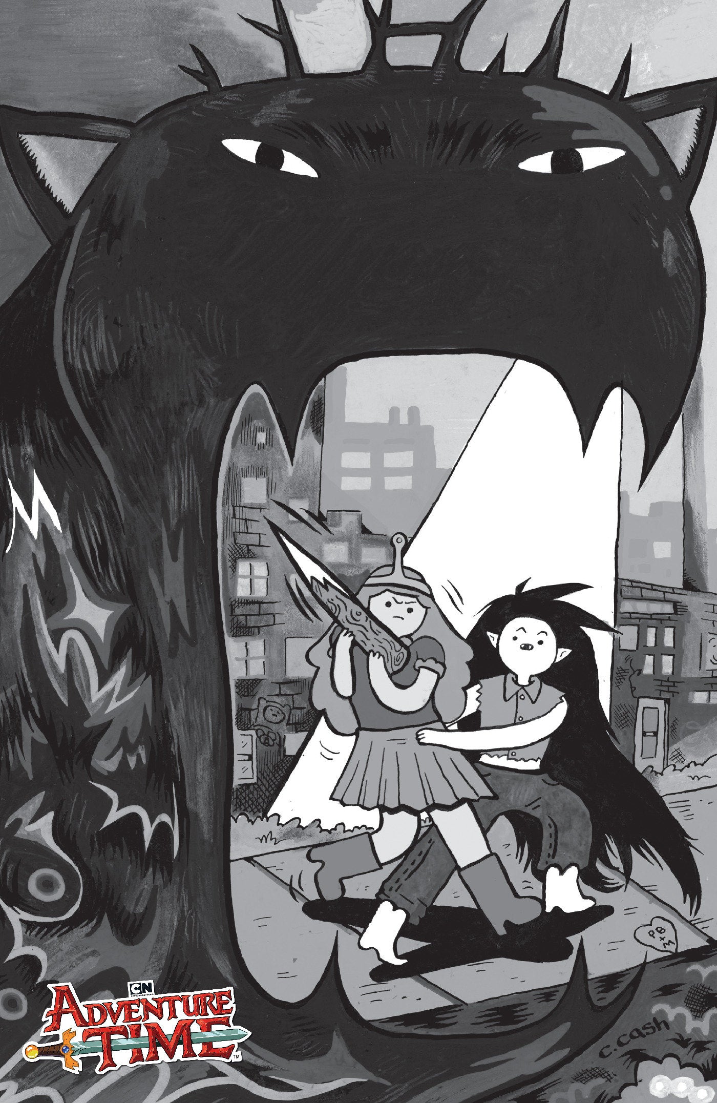 Adventure Time: Bonnie the Vampire Hunter #1 Cover D 1:10 Caroline Cash B&W