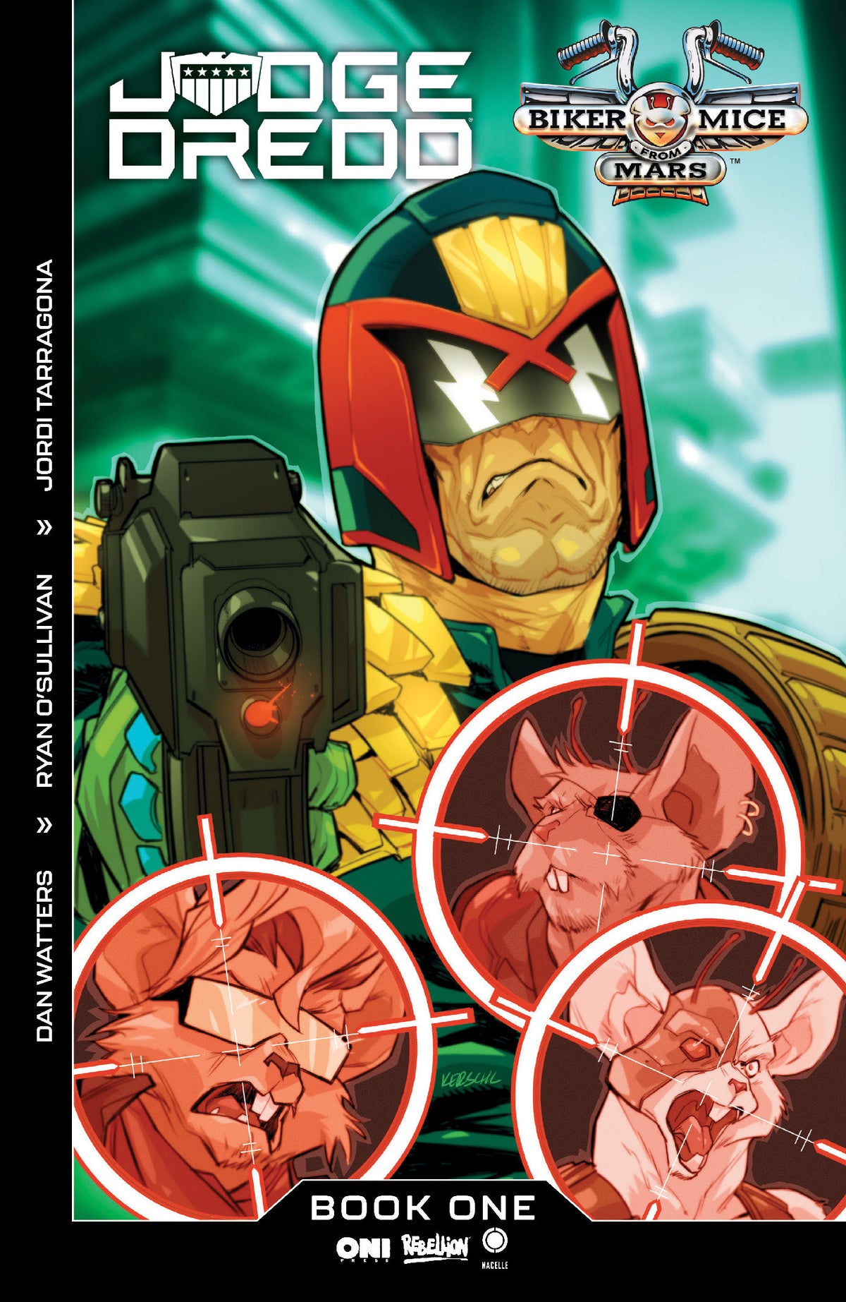 Judge Dredd/Biker Mice from Mars #1 Cover B Karl Kerschl