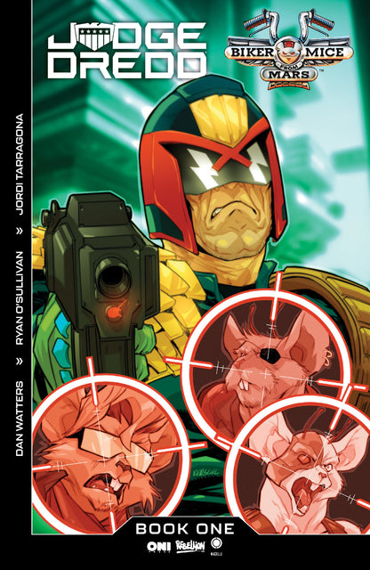 Judge Dredd/Biker Mice from Mars #1 Cover B Karl Kerschl