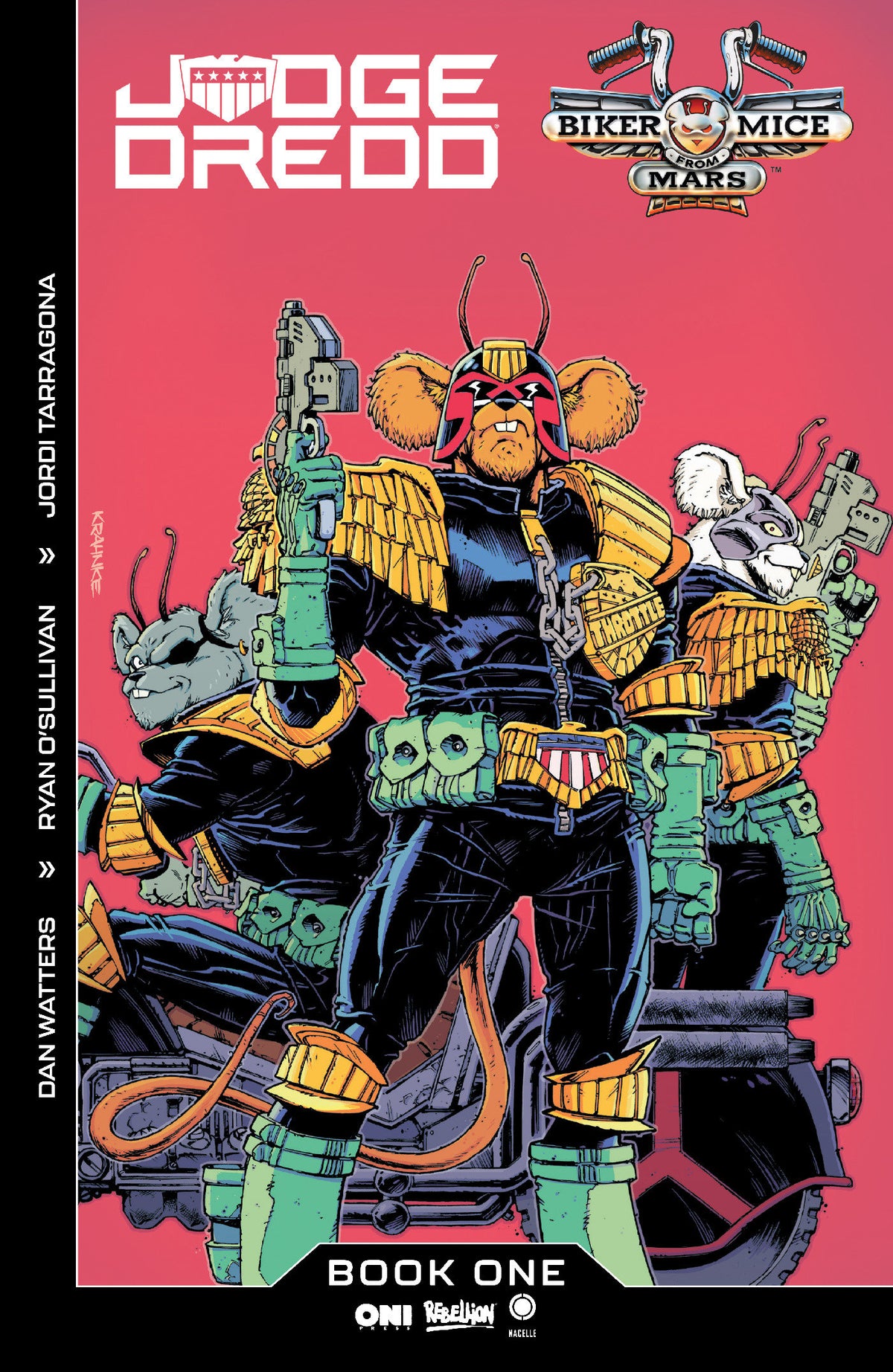 Judge Dredd/Biker Mice from Mars #1 Cover C Andrew Krahnke