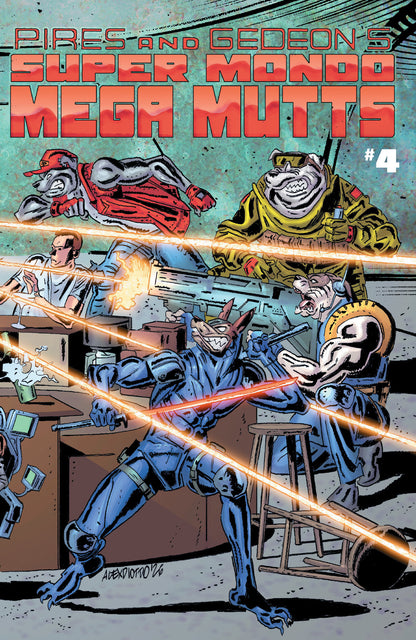 Super Mondo Mega Mutts #4 Cover B Alex Diotto