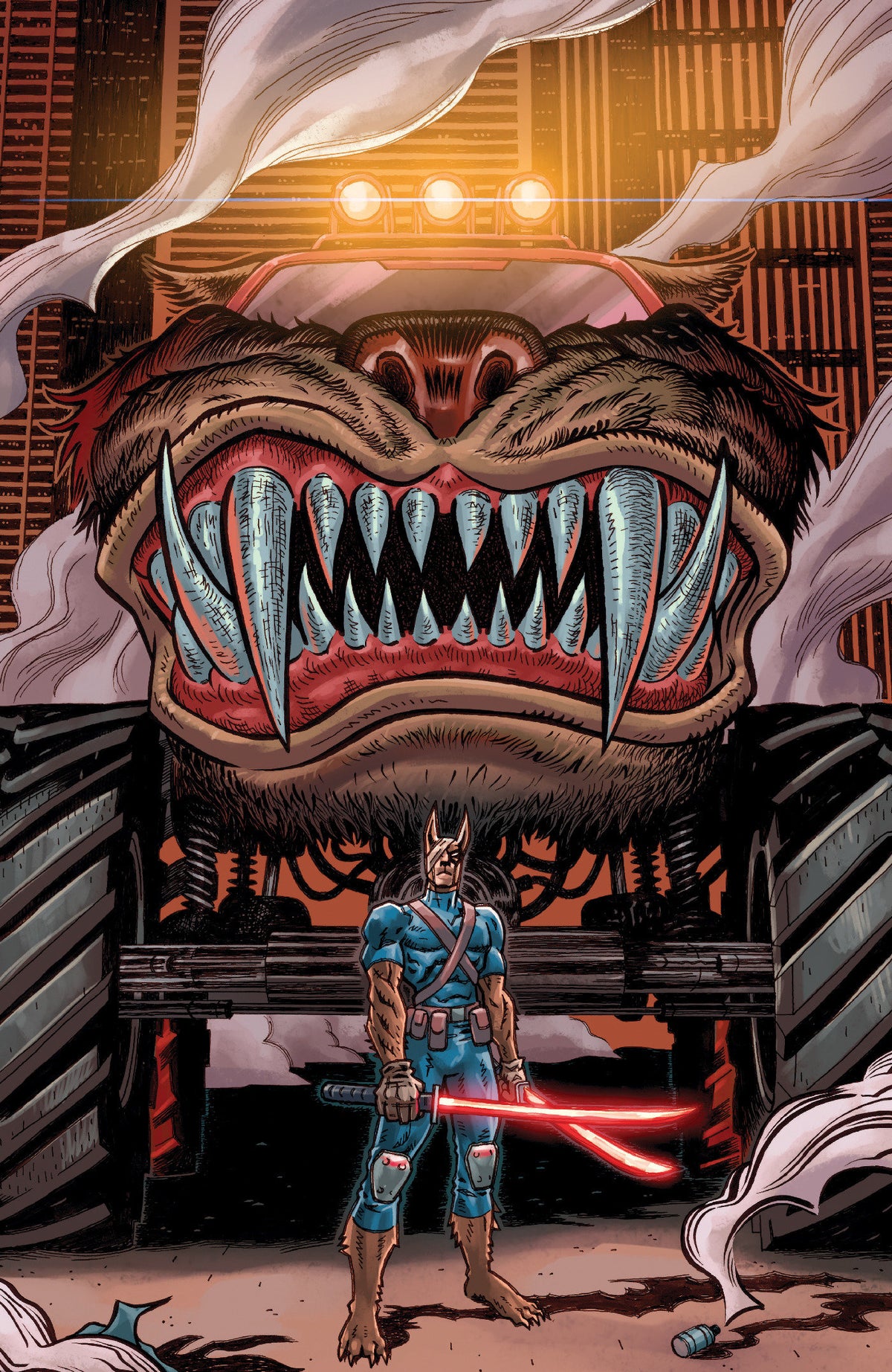 Super Mondo Mega Mutts #4 Cover E 1:20 Dalton Rose Full Art