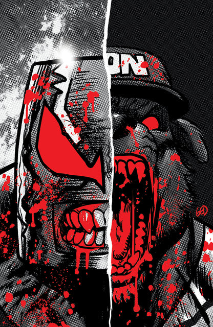 Super Mondo Mega Mutts #4 Cover F 1:50 Juan Gedeon B&W Bloody