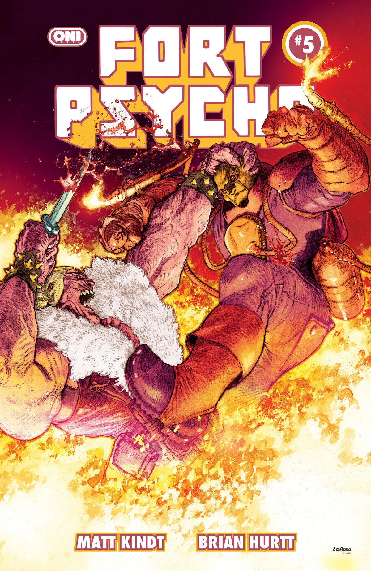 Fort Psycho #5 Cover B Lewis LaRosa