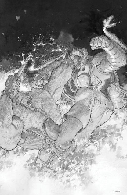 Fort Psycho #5 Cover D 1:20 Lewis LaRosa B&W