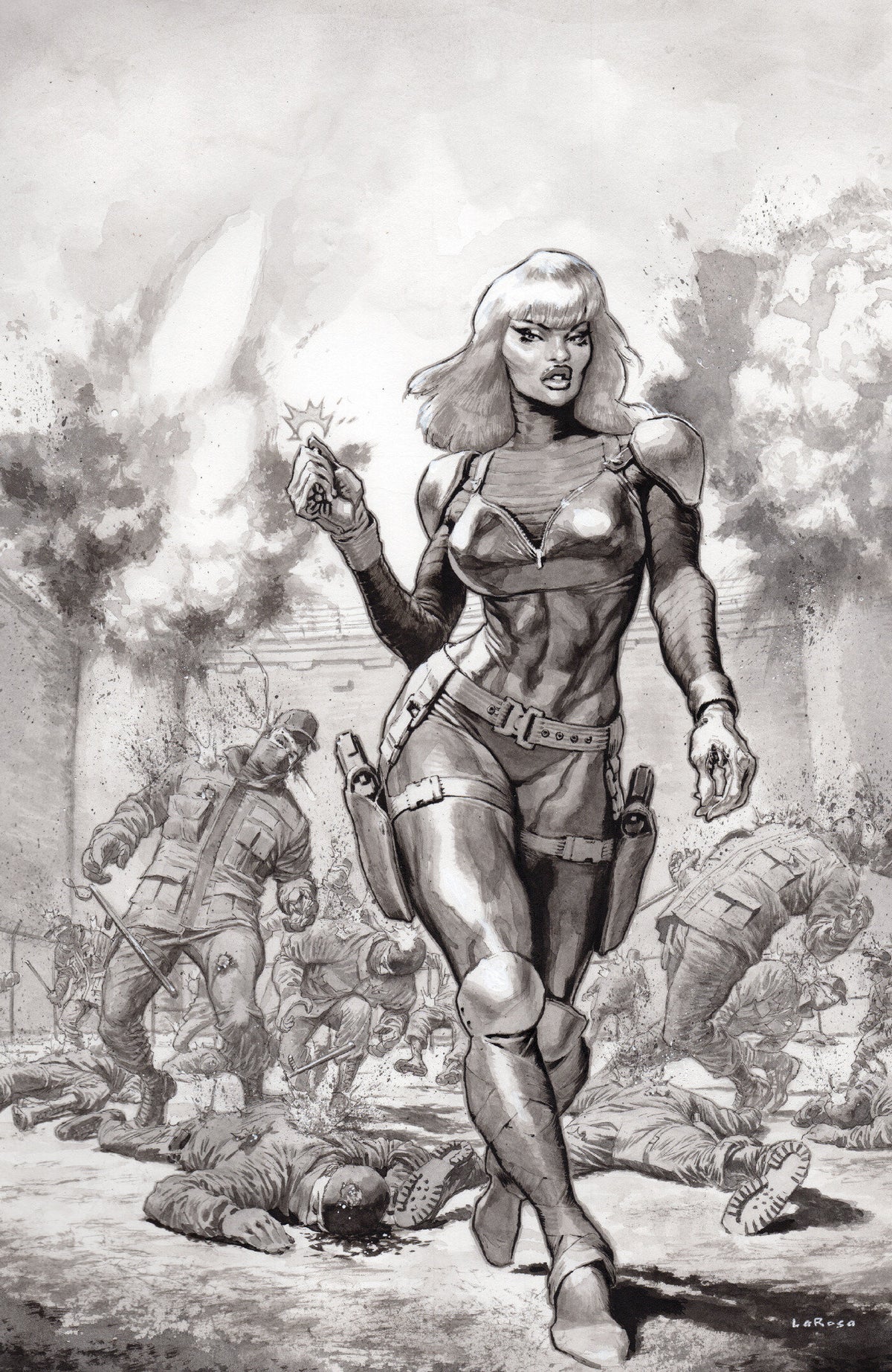 Fort Psycho #6 Cover C 1:20 Lewis LaRosa