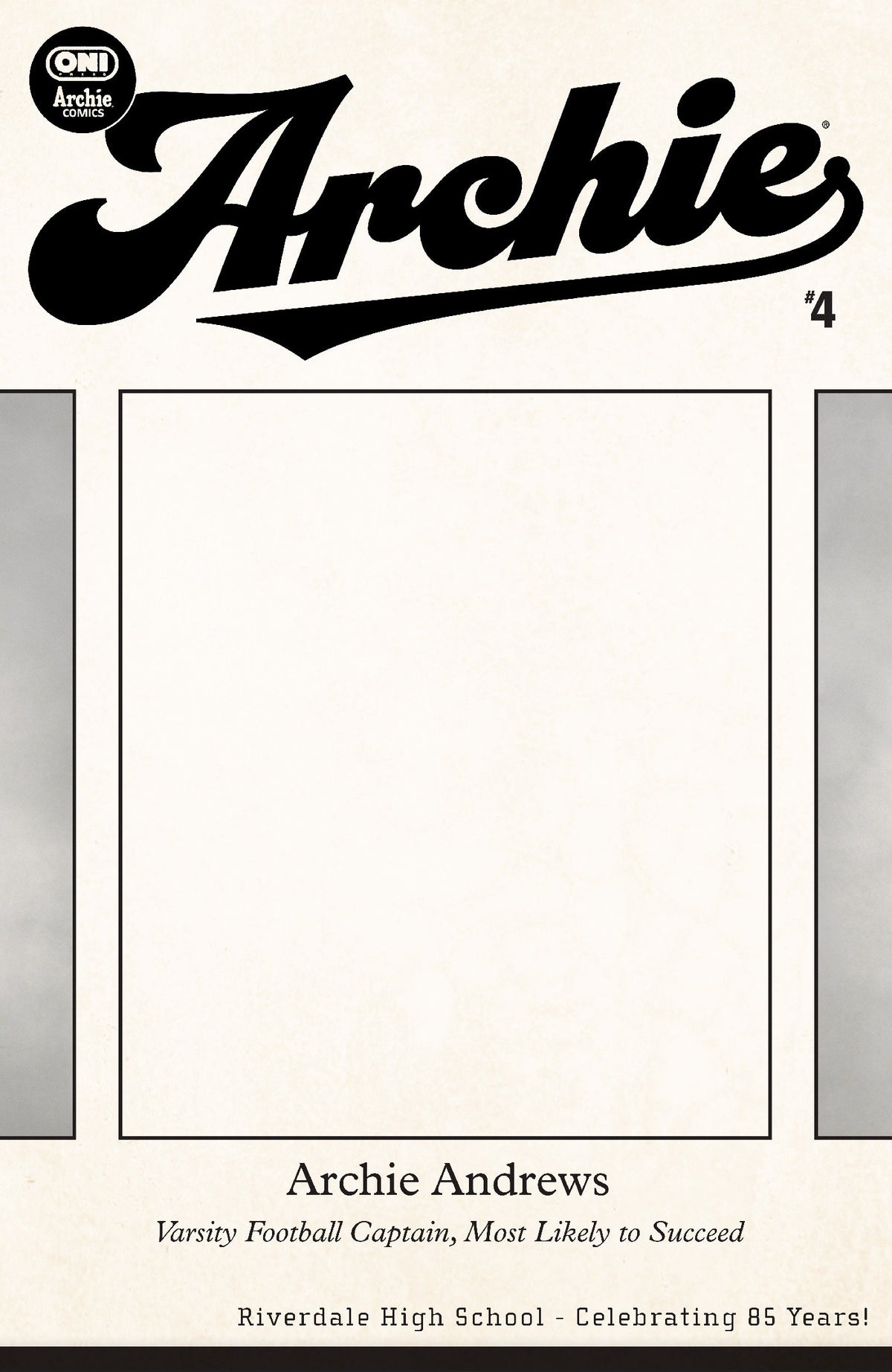 Archie #4 Cover F Riverdale Yearbook Blank Sketch