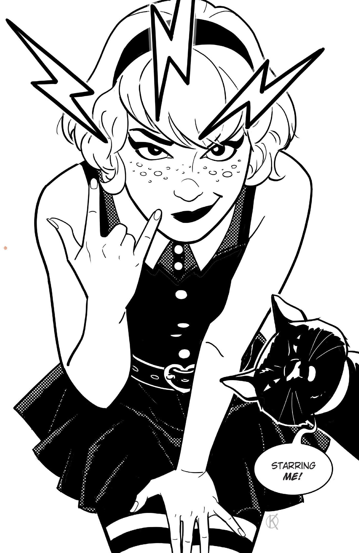 Sabrina the Teenage Witch #1 Cover L 1:250 Kano B&W