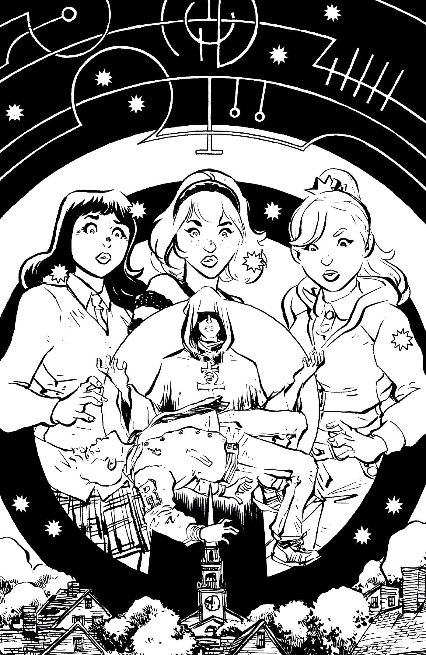 Archie in Hell #1 Cover L 1:250 Jesse Lonergan B&W