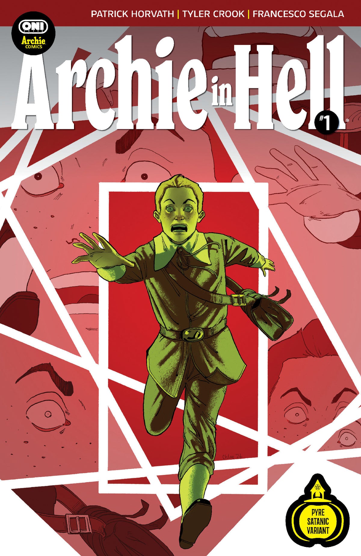 Archie in Hell #1 Cover M Chloe Brailsford Pyre Satanic Variant