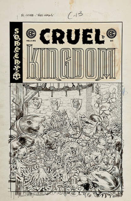EC Cruel Kingdom #2 Cover D 1:20 Tom Fowler B&W Artist Edition