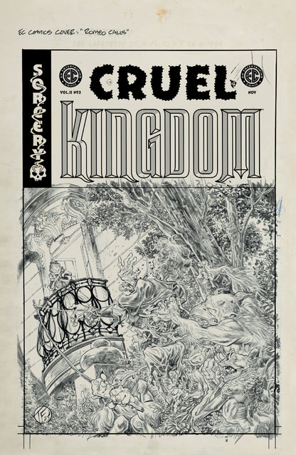 EC Cruel Kingdom #3 Cover D 1:20 Tom Fowler B&W Artists Edition