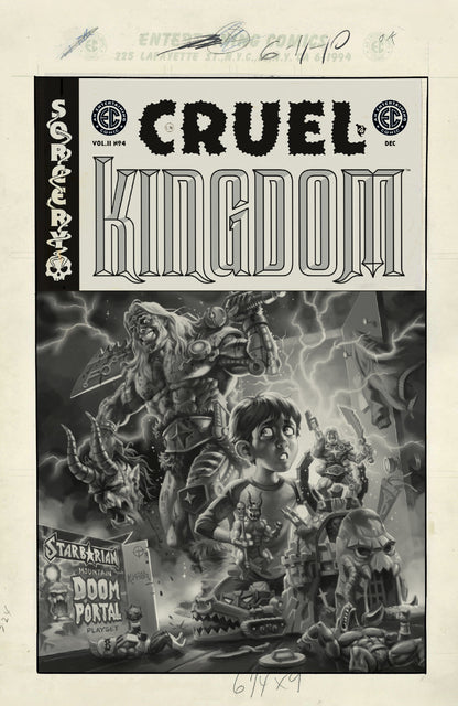 EC Cruel Kingdom #4 Cover D 1:20 Lukas Ketner B&W Artist Edition