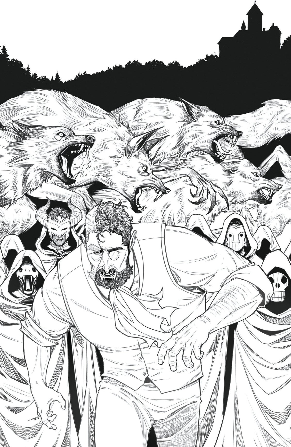 Prometheus Graft #2 Cover C 1:10 Caitlin Yarsky B&W