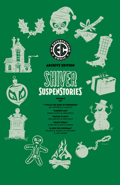 EC Shiver SuspenStories #1 Cover E 1:50 Rian Hughes Archive Edition