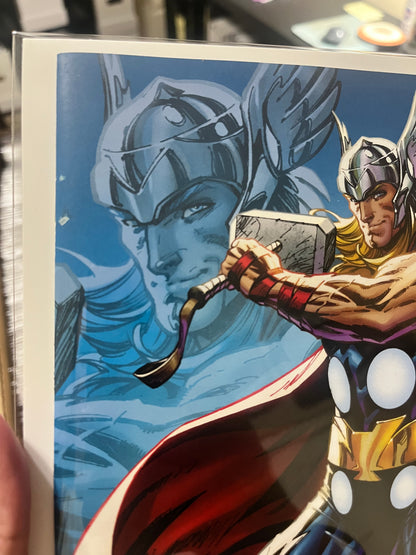 THOR #1 J. SCOTT CAMPBELL JUST SPECTACULAR COLLECTION VIRGIN VARIANT INCENTIVE [1:100] *Color Rub*