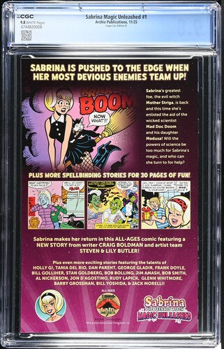 Sabrina Magic Unleashed #1 LeapsLair Exclusive Edition B CGC 9.8