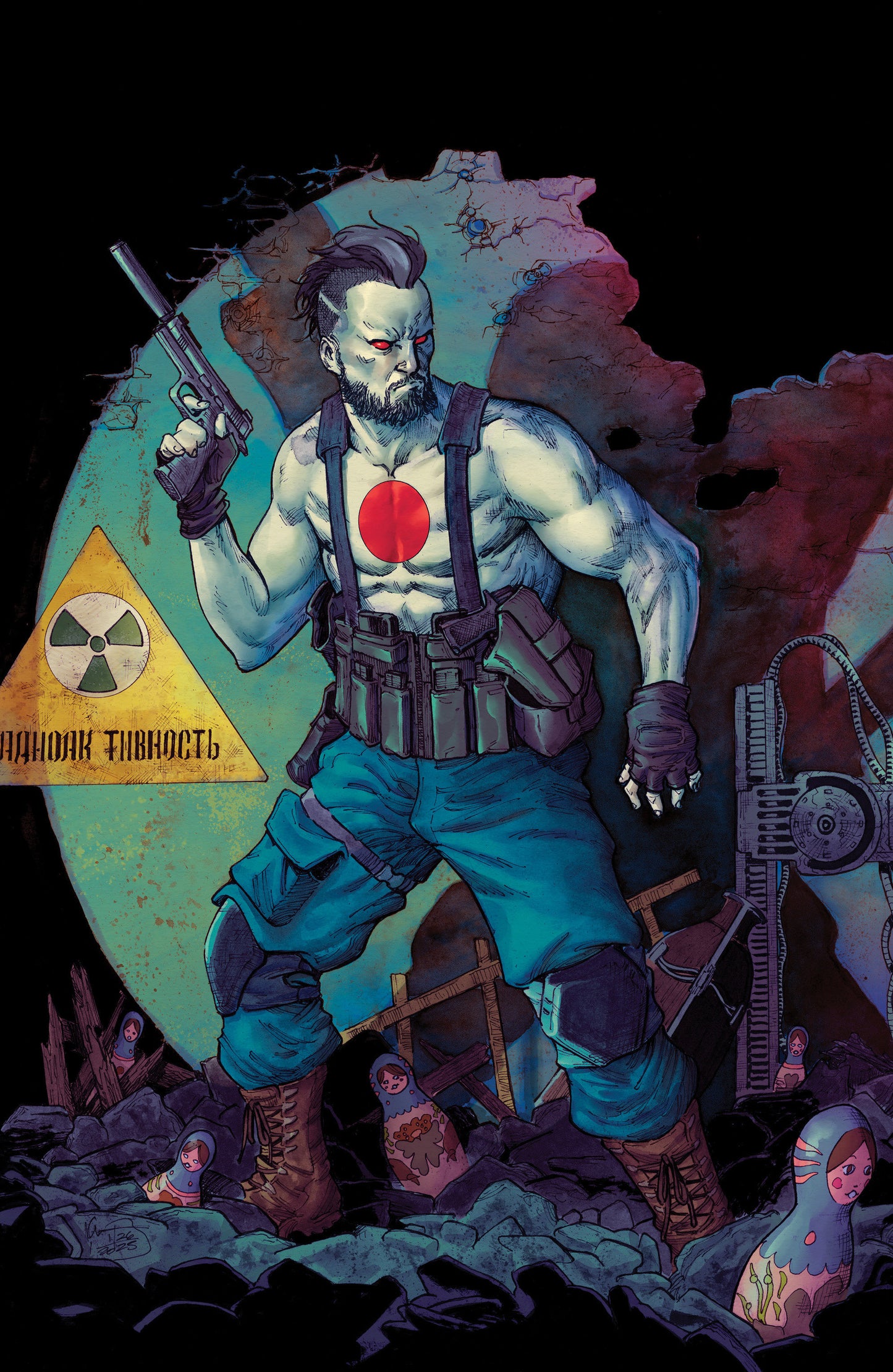 Valiant Beyond: Bloodshot #4  Man Made Hell #1 Variant C (Wong Full Art)