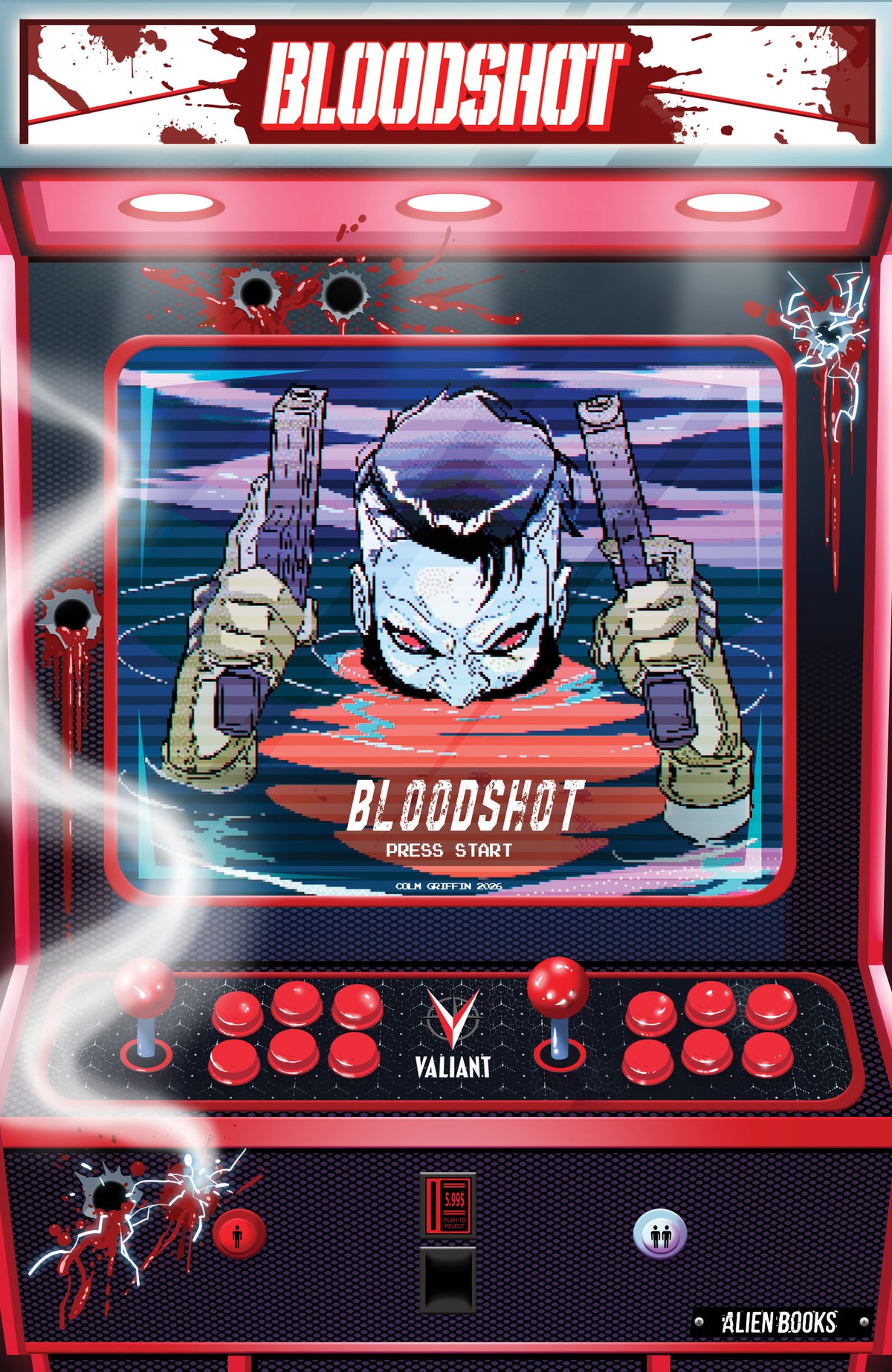 Valiant Beyond: Bloodshot #8 Cover B Colm Griffin Toy Soldiers 2 Finale