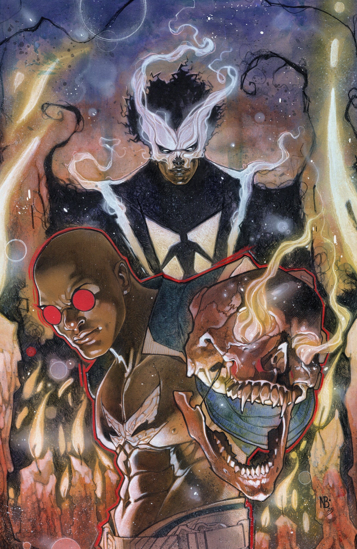 Comic book cover of 'Valiant Beyond: Tales Of The Shadowman #8  Legacy Of Le Roi #2 Variant C (Birr Full Art) PRESALE 8/26'