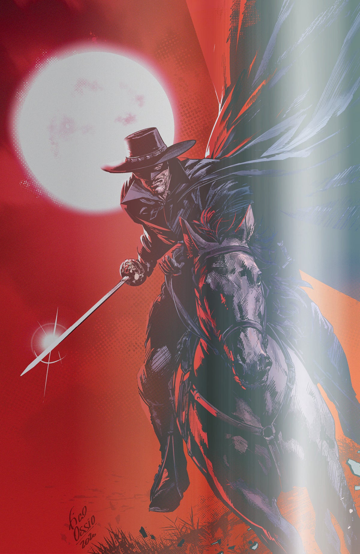 Zorro Annual #1 Cover C Fico Ossio Foil