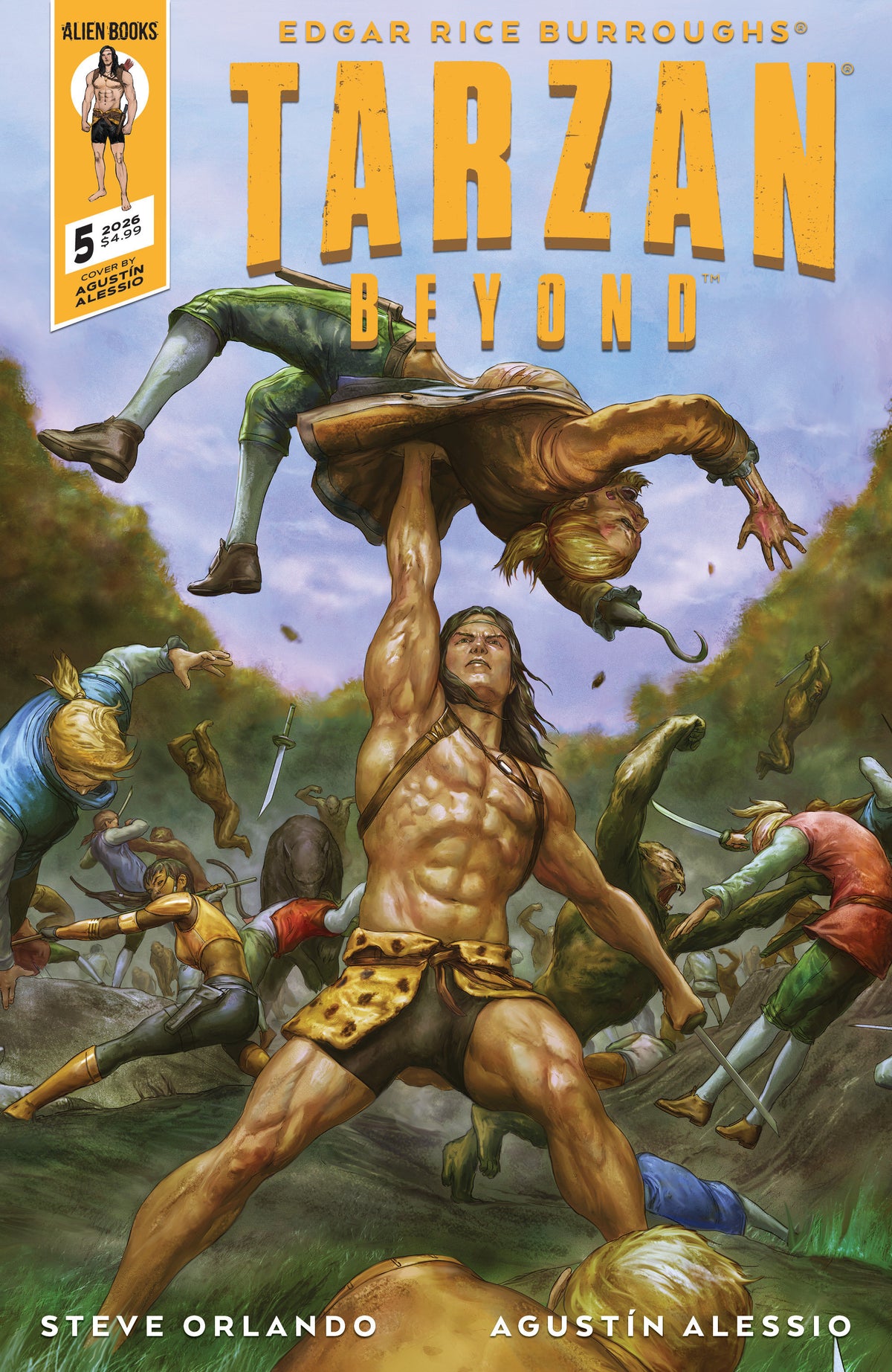 Tarzan Beyond #5 Cover A Agustin Alessio