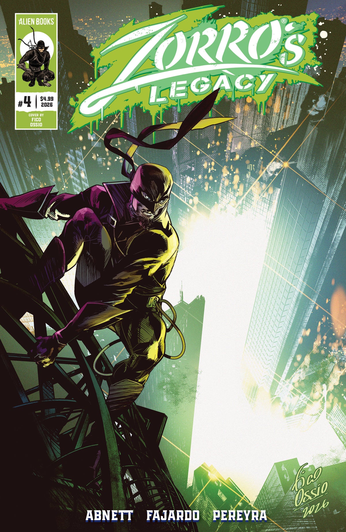 Zorro's Legacy #4 Cover B Fico Ossio