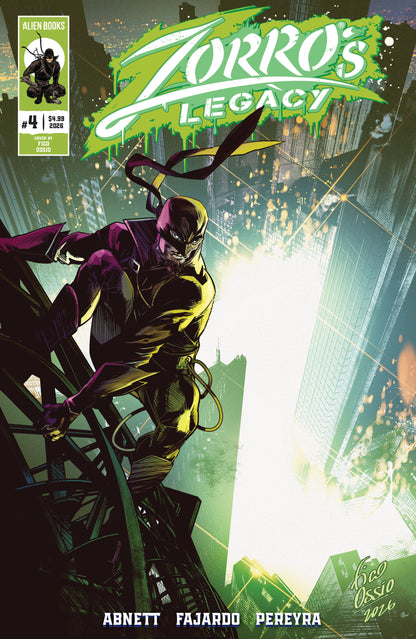 Zorro's Legacy #4 Cover B Fico Ossio