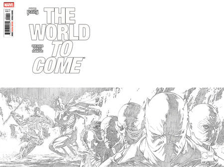 MARVEL KNIGHTS: THE WORLD TO COME #1 JOE QUESADA RATIO VIRGIN 2ND PRINTING VARIANT INCENTIVE [1:25]  W/ CLEAR BACKBOARD PRESALE 7/9