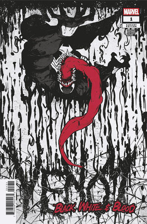 VENOM: BLACK, WHITE & BLOOD #1 SANFORD GREENE VARIANT PRESALE 8/20