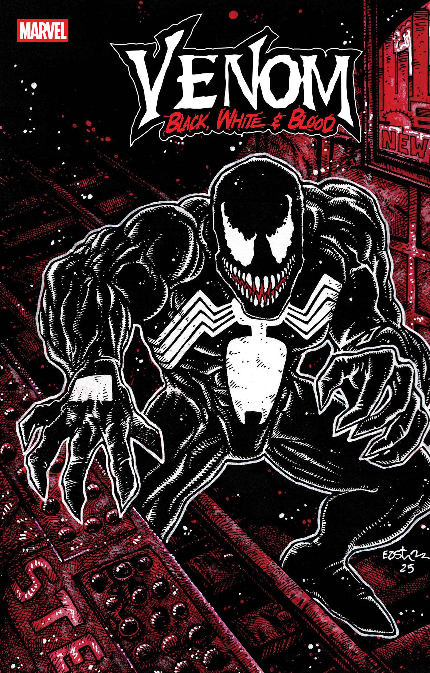 VENOM: BLACK, WHITE & BLOOD #3 CVR A Kevin Eastman