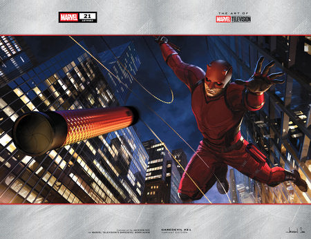 DAREDEVIL #21 JACKSON SZE MARVEL TELEVISION WRAPAROUND VARIANT PRESALE 5/14/2025
