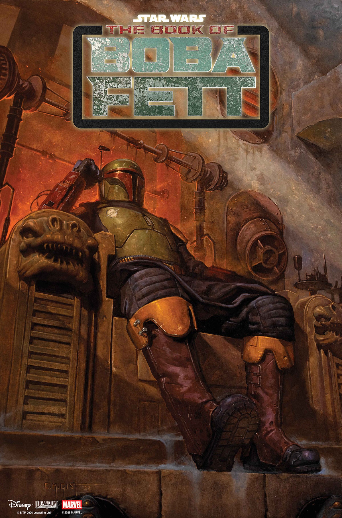 Star Wars: The Book Of Boba Fett #1 E.M. Gist Variant PRESALE 9/09