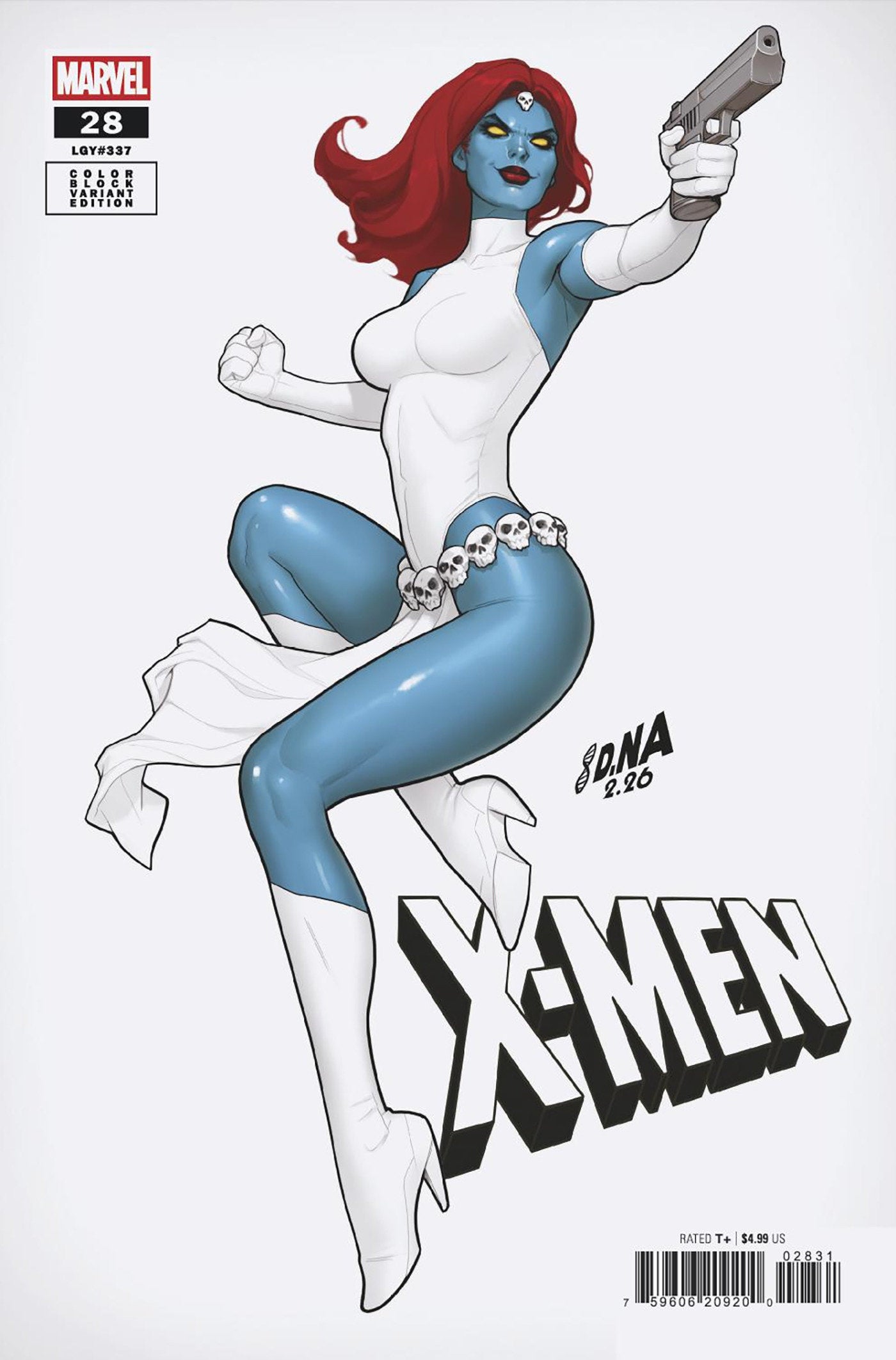 X-Men #28 David Nakayama Color Block White Variant PRESALE 4/1