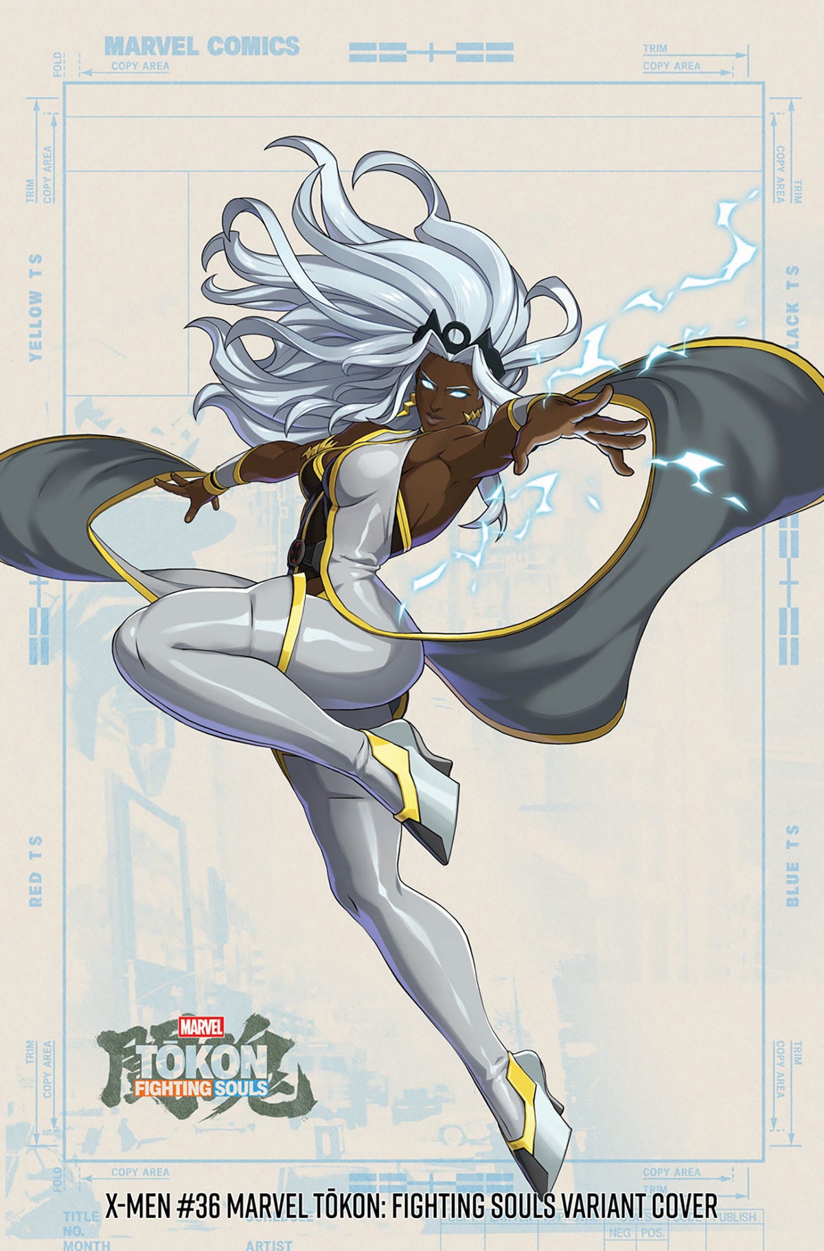 Comic book cover of 'X-Men #36 Marvel Tokon: Fighting Souls Variant PRESALE 8/26'