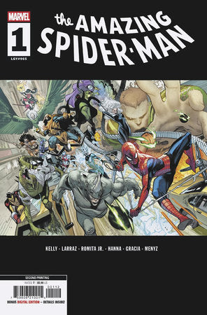 AMAZING SPIDER-MAN #1 PEPE LARRAZ 2ND PRINTING VARIANT PRESALE 5/21/2025